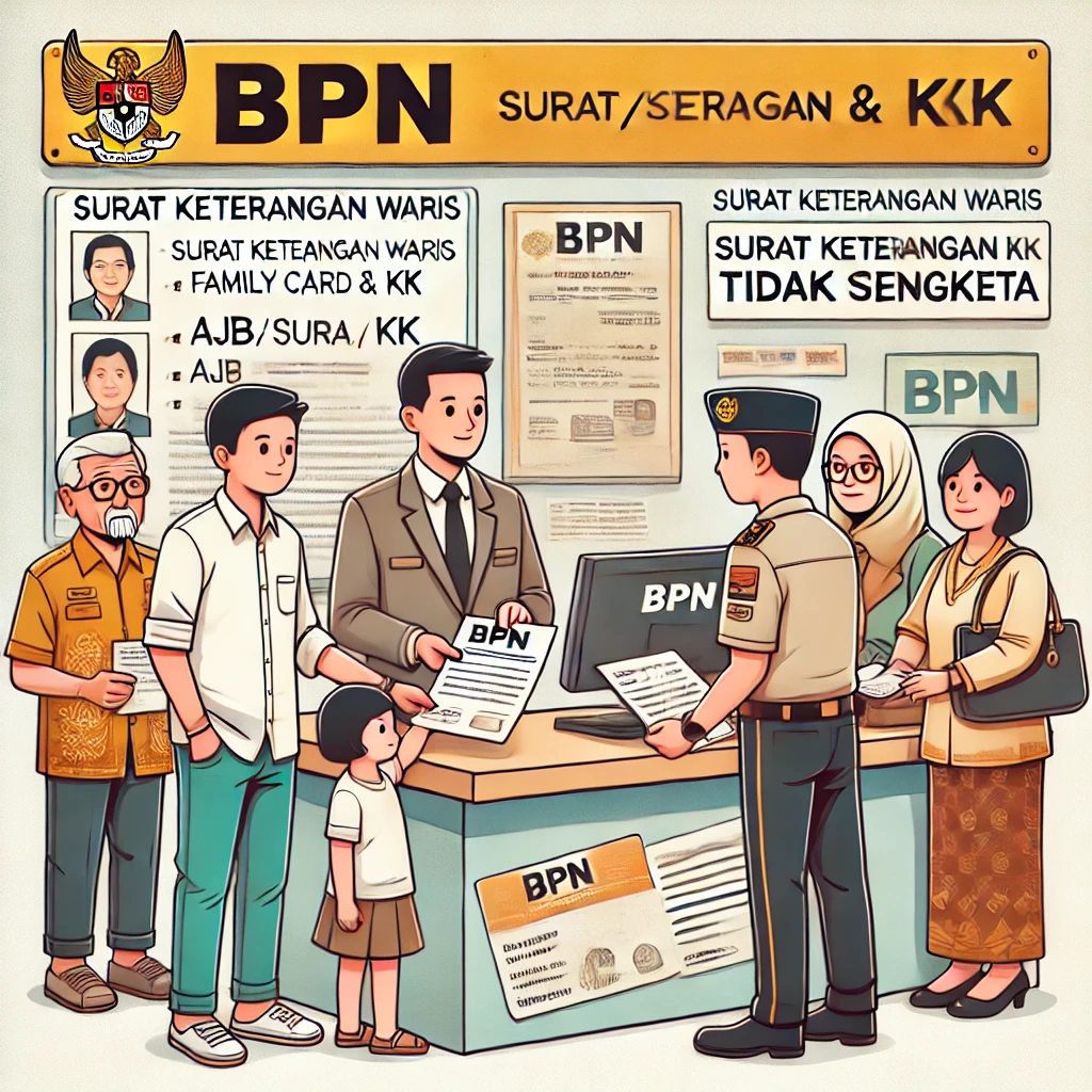 Syarat dan Cara Mengurus Tanah Warisan ke BPN